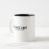 Dummer F-ing Chef Zweifarbige Tasse (Vorderseite Links)