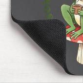 Dummer Frosch Manchmal furze ich einfach Mousepad (Ecke)