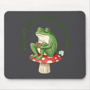 Dummer Frosch Manchmal furze ich einfach Mousepad