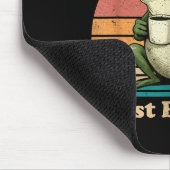 Dummer Frosch Manchmal furze ich nur Mousepad (Ecke)