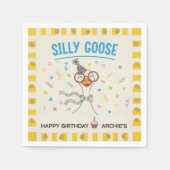 Dummer Gans 1. Geburtstag Papier Serviette (Vorderseite)