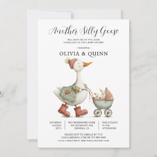 Dummer Gans 2. Baby Baby Shower Einladung