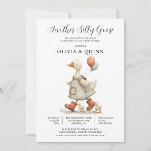Dummer Gans 2. Baby-Baby-Shower-Einladung Einladung