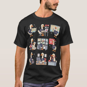 Dummer Gans 911-Dispatcher Notrufbetreiber Emt T-Shirt