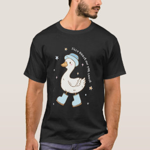 Dummer Gans Auf Freiem Fuß, Lustiger Dummer-Gans-M T-Shirt