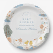 Dummer-Gans-Baby-Party  Pappteller (Vorderseite)