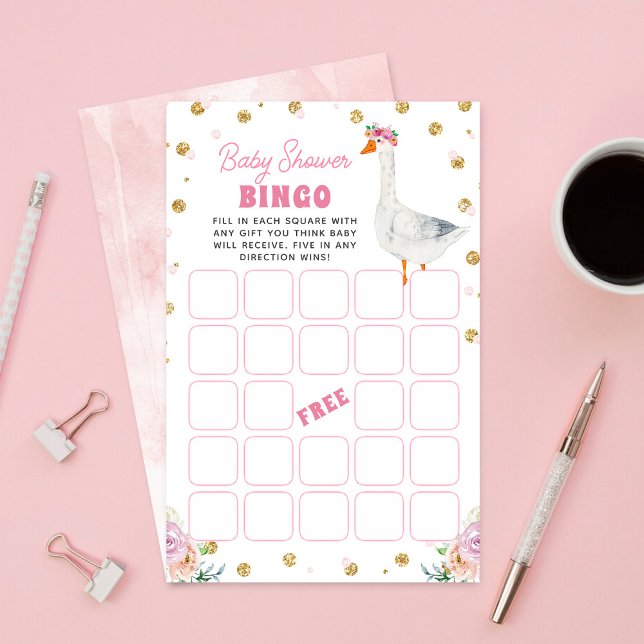 Dummer Gans Baby Shower Bingo Spiel (Von Creator hochgeladen)