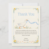 Dummer Gans Baby Shower Danke (Vorderseite)