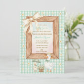 Dummer-Gans-Baby-Shower-Einladung Einladung (Stehend Vorderseite)