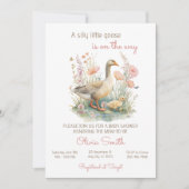 Dummer-Gans-Baby-Shower-Einladung Einladung (Vorderseite)