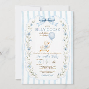 Dummer Gans Baby Shower Einladung Junge