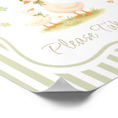Dummer Gans Baby Shower Geschenk  Poster (Ecke)