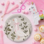 Dummer Gans Baby Shower Papierplatten Pappteller (Party)