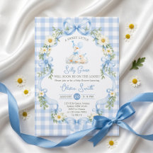 Dummer-Gans-Blauer-Schleife-Junge-Baby-Party-Einla