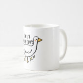 Dummer-Gans-Club Kaffeetasse (VorderseiteRechts)