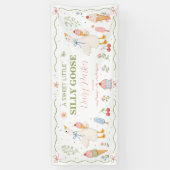 Dummer-Gans-Eiscreme-Sozial-Baby-Shower- Banner (Vertikal)