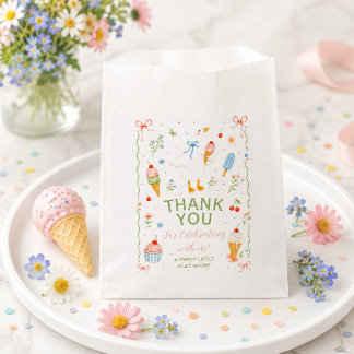 Dummer Gans-Eiscreme-Sozial-Baby-Shower-Geschenktü Geschenktütchen