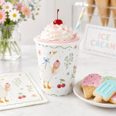Dummer-Gans-Eiscreme-Sozial-Baby-Shower-Tassen Pappbecher