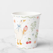 Dummer-Gans-Eiscreme-Sozial-Baby-Shower-Tassen Pappbecher (Vorderseite)