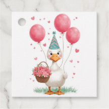 Dummer Gans Favor Tags