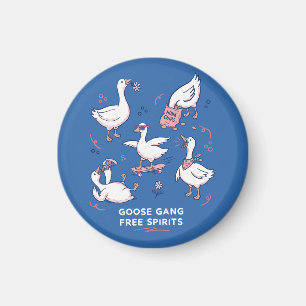 Dummer-Gans-Gang Lustiges-Gans-Shirt Magnet