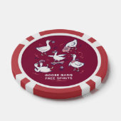Dummer-Gans-Gang Lustiges-Gans-Shirt Pokerchips (Einzeln)