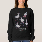 Dummer-Gans-Gang Lustiges-Gans-Shirt Sweatshirt (Vorderseite)