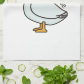 Dummer Gans Geschirrtuch (Gefaltet)