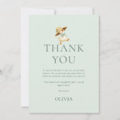 Dummer Gans Geschlechtsneutrale Danke Baby Shower Karte (Vorderseite)