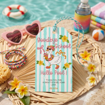 Dummer Gans Hallo Poolparty Streifen