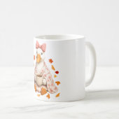 Dummer Gans Herbst Kaffee Kirschblüten-Decke Kaffeetasse (VorderseiteRechts)