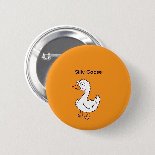 Dummer-Gans-Knopf  Button (Vorne & Hinten)