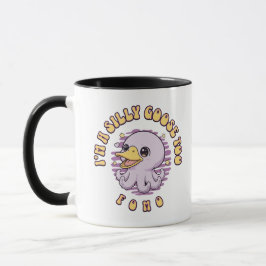 Dummer Gans Lila Oktopus Becher Tasse