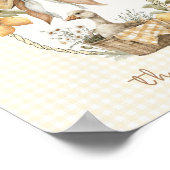 Dummer Gans-Limonien-Baby-Shower-Bücher-und-Gesche Poster (Ecke)