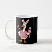 Dummer Gans-Meme Lustiges Ostern Krankenpfleger Cu Kaffeetasse (Links)