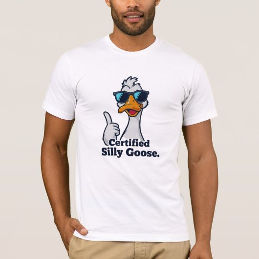 Dummer Gans-Meme T-Shirt (Vorderseite)