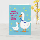 Dummer-Gans-Muttertags-Karte Karte (Gelbe Blume)
