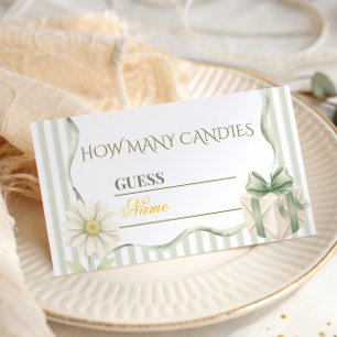 Dummer Gans Neutral Baby Shower Wie Viele Spiel Begleitkarte