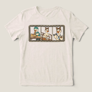 Dummer Gans Physiotherapeut Vintage-Geschenk Tri-Blend Shirt