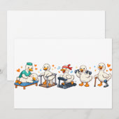 Dummer Gans Physiotherapie , Physiotherapeut Feiertagskarte (Vorne/Hinten)