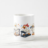 Dummer Gans Physiotherapie , Physiotherapeut Kaffeetasse (Mittel)