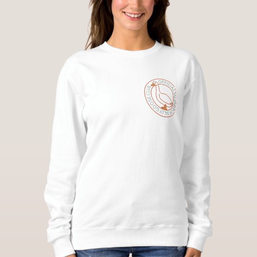 Dummer-Gans-Pullover Sweatshirt (Vorderseite)
