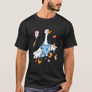 Dummer Gans Registrierte Krankenschwester, Lustige T-Shirt