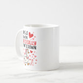 Dummer Gans Romantischer Status Lustiges Liebesleb Kaffeetasse (Vorderseite Links)