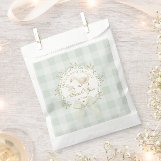 Dummer-Gans-Sage geschlechtsneutraler Dankeschön Geschenktütchen (Ausgeschnitten)