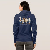 Dummer-Gans-Sauerteigbäcker Hoodie (Schwarz voll)