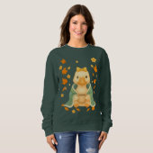 Dummer Gans & Stockenten fallen | Gemütliches Herb Sweatshirt (Vorne ganz)