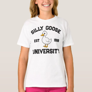 Dummer-Gans-Universität-Sweatshirt, benutzerdefini T-Shirt