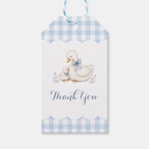 Dummer Gans Vintage Gänseblümchen-Baby-Party Geschenkanhänger