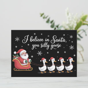 Dummer Gans Weihnachten Ich glaube an den Weihnach